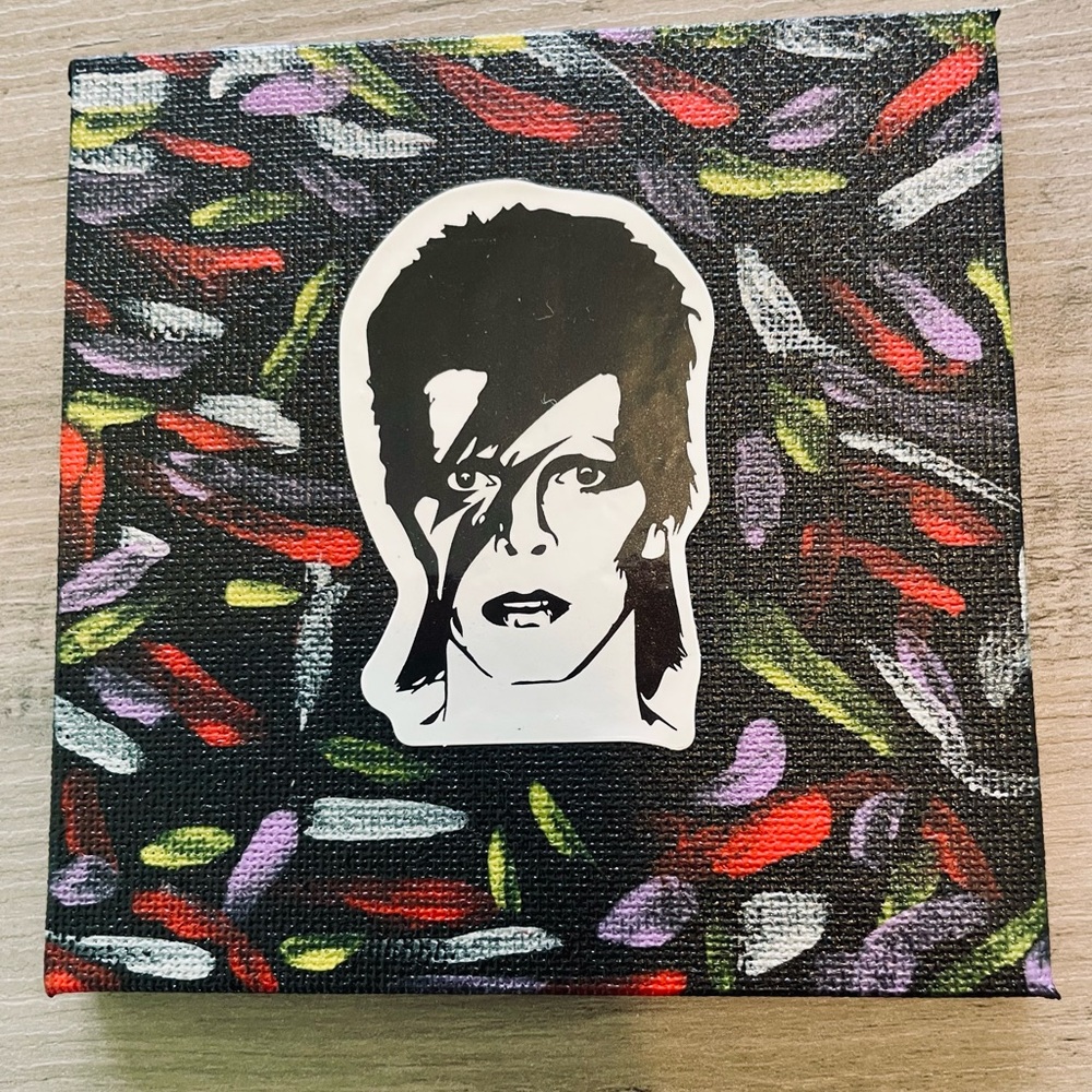 Abstract Pop Art Canvas David Bowie